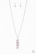 Load image into Gallery viewer, Teardrop Serenity Purple Pearl Necklace Paparazzi Accessories