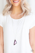 Load image into Gallery viewer, Ultra Sharp Purple Necklace Paparazzi Accessories