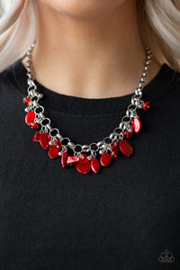red,Short Necklace,I Want To Sea The World Red Necklace