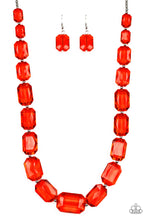 Load image into Gallery viewer, ICE Versa Red Acrylic Necklace Paparazzi Accessories