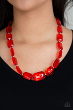 Load image into Gallery viewer, ICE Versa Red Acrylic Necklace Paparazzi Accessories