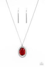 Load image into Gallery viewer, Metro Must Have Red Rhinestone Necklace Paparazzi Accessories