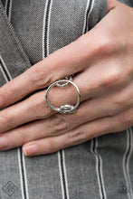 Load image into Gallery viewer, Circle Round Me Silver Ring Paparazzi Accessories