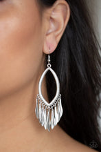 Load image into Gallery viewer, My Flair Lady Silver Earring Paparazzi Accessories