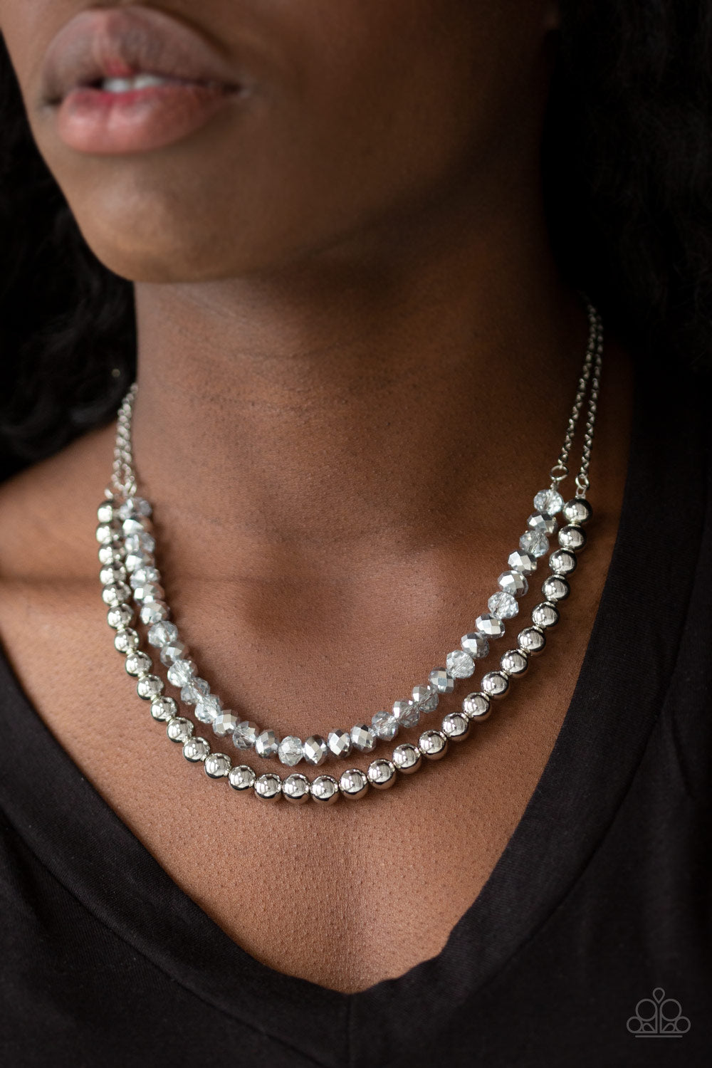 Color of the Day Silver Necklace Paparazzi Accessories