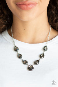 short necklace,silver,Socialite Social Silver Necklace