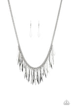 Load image into Gallery viewer, The Thrill Seeker Silver Necklace Paparazzi Accessories