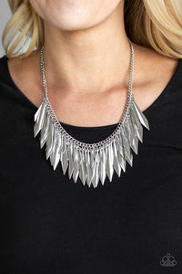 Short Necklace,silver,The Thrill Seeker Silver Necklace