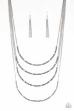 Load image into Gallery viewer, It Will Be Over Moon Silver Necklace Paparazzi Accessories