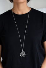 Load image into Gallery viewer, Bough Down Silver Necklace Paparazzi Accessories