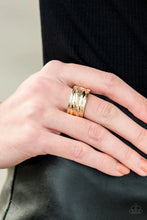 Load image into Gallery viewer, Rise and Shine Gold Ring Paparazzi Accessories