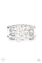 Load image into Gallery viewer, Make Way for Broadway White Pearl Ring Paparazzi Accessories