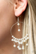 Load image into Gallery viewer, Now On Broadway White Pearl Earrings Paparazzi Accessories