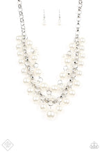 Load image into Gallery viewer, BALLROOM Service White Pearl Necklace Paparazzi Accessories