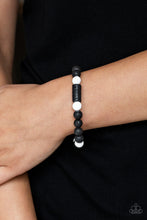 Load image into Gallery viewer, Just Chillax White Lava Bead Urban Bracelet Paparazzi Accessories