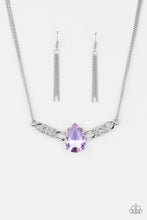 Load image into Gallery viewer, Way To Make An Entrance Purple Necklace Paparazzi Accessories