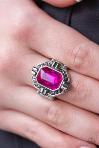 hematite,pink,Wide Back,Outta My Way Pink Ring
