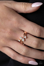 Load image into Gallery viewer, Glowing Great Places Copper Ring Paparazzi Accessories
