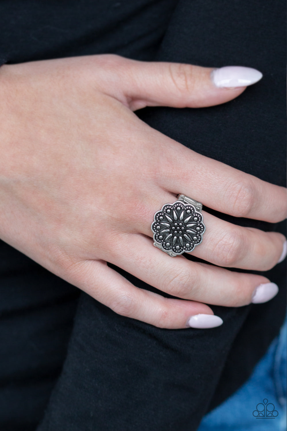 Desert Sunflower Silver Ring Paparazzi Accessories