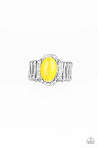 moonstone,wide back,yellow,Laguna Luxury Yellow Moonstone Ring