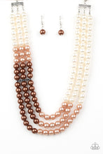 Load image into Gallery viewer, Times Square Starlet Brown Pearl Necklace Paparazzi Accessories