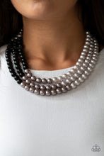Load image into Gallery viewer, Times Square Starlet Black Pearl Necklace Paparazzi Accessories