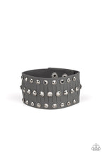 Load image into Gallery viewer, Now Taking The Stage - Silver Leather Wrap Bracelet Paparazzi Accessories