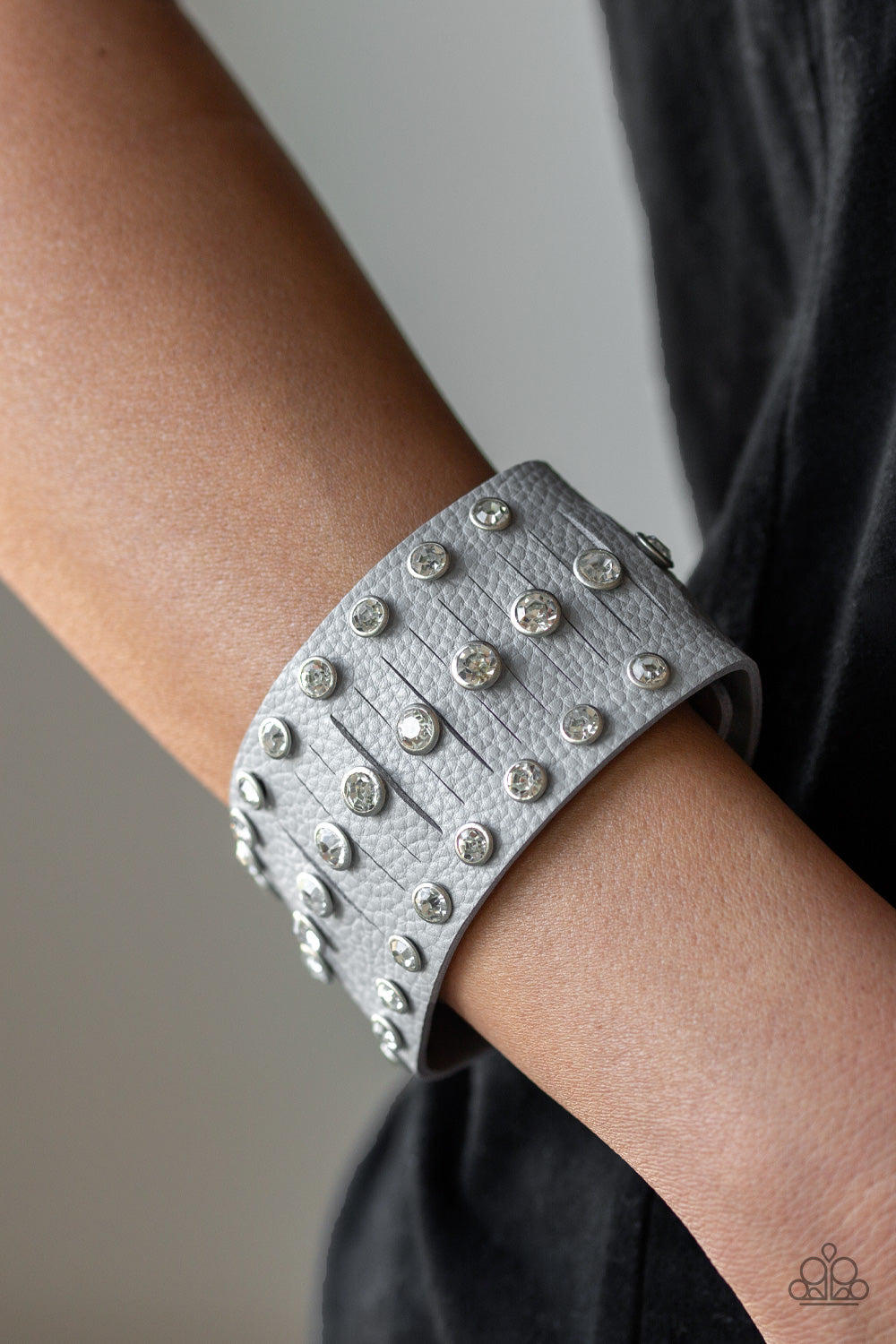 Now Taking the Stage Silver Urban Bracelet Paparazzi Accessories