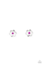 Load image into Gallery viewer, Rhinestone Flower Starlet Shimmer Earrings Paparazzi Accessories