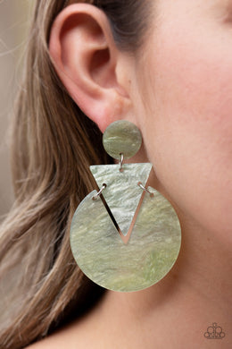 Head Under WATERCOLORS Multi Acrylic Earring Paparazzi Accessories
