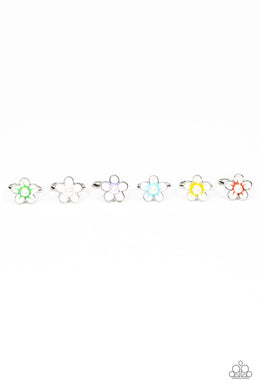 Flower Pearl Starlet Shimmer Rings Paparazzi Accessories