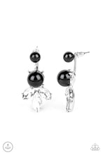 Load image into Gallery viewer, Extra Elite - Black Earrings Paparazzi Accessories
