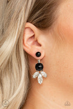 Load image into Gallery viewer, Extra Elite - Black Earrings Paparazzi Accessories