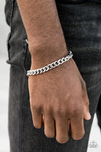 Load image into Gallery viewer, Take It To The Bank Silver Bracelet Paparazzi Accessories