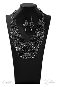 2019 Zi,gunmetal,hematite,rhinestones,short necklace,Taylerlee Zi Collection Necklace