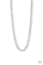 Load image into Gallery viewer, Undefeated Silver Necklace Paparazzi Accessories