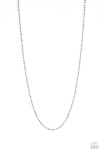long necklace,silver,Cadet Casual - Silver Necklace