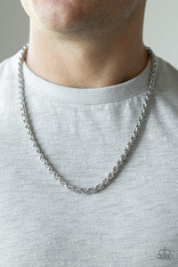silver,Instant Replay Silver Chain Necklace