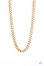 Load image into Gallery viewer, Alpha Gold Chain Necklace Paparazzi Accessories