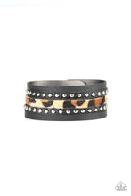 Load image into Gallery viewer, Born To Be WILDCAT Brown Leather Urban Bracelet Paparazzi Accessories