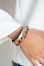 Load image into Gallery viewer, Flirtatiously Feline Brown Bracelet Paparazzi Accessories