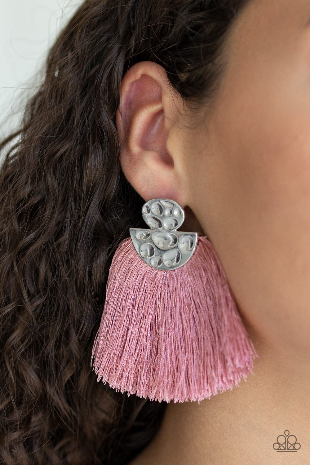 Make Some Plume Pink Earring Paparazzi Accessories