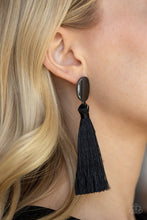 Load image into Gallery viewer, Va Va Plume Black Earring Paparazzi Accessories