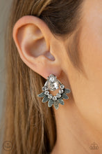 Load image into Gallery viewer, Crystal Canopy - White Earrings Paparazzi Accessories