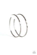Load image into Gallery viewer, Full On Radical Silver Hoop Earrings Paparazzi Accessories