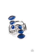 Load image into Gallery viewer, Wraparound Radiance Blue Cat&#39;s Eye Ring Paparazzi Accessories