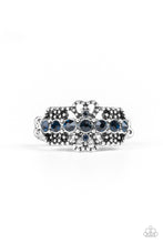 Load image into Gallery viewer, Glow Your Mind Blue Rhinestone Ring Paparazzi Accessories