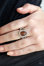 Load image into Gallery viewer, Debutante Dream Brown Cat&#39;s Eye Ring Paparazzi Accessories