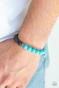 lava,stretchy,Destiny Blue Urban Bracelet