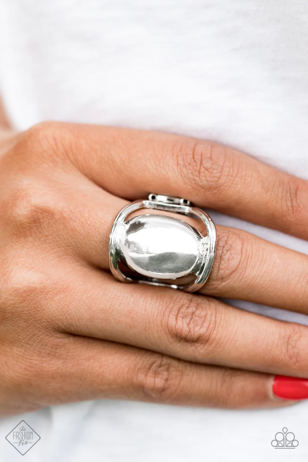All Shine, All The Time Silver Ring Paparazzi Accessories
